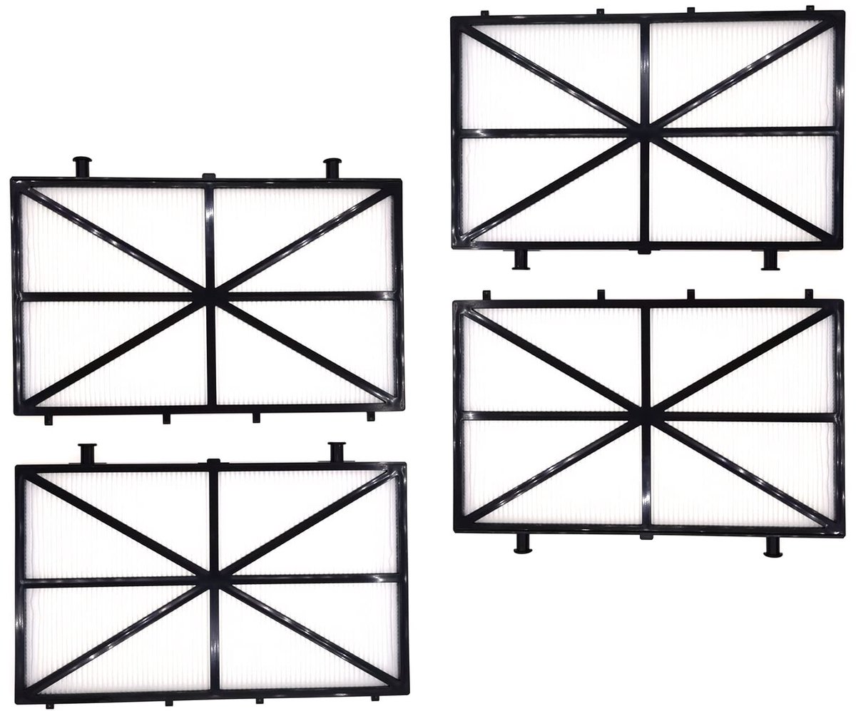 Dailygoods- Cartridgefilterpanelen 4 Stuks - Vervangende Filters - Voor Dolphin Robotic Pool Cleaners - Onderdeelnummer 9991432 - Goede Kwaliteit - Filter
