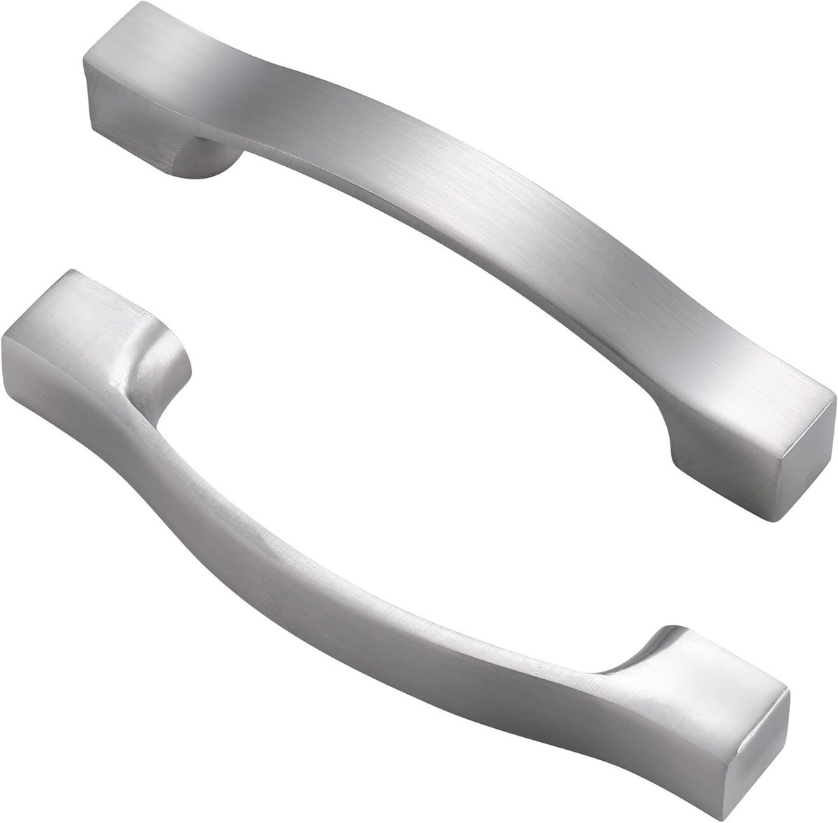 Keukenladen handgrepen 128mm - 6 Stuks geborsteld nikkel, moderne keukenaccessoires voor meubels