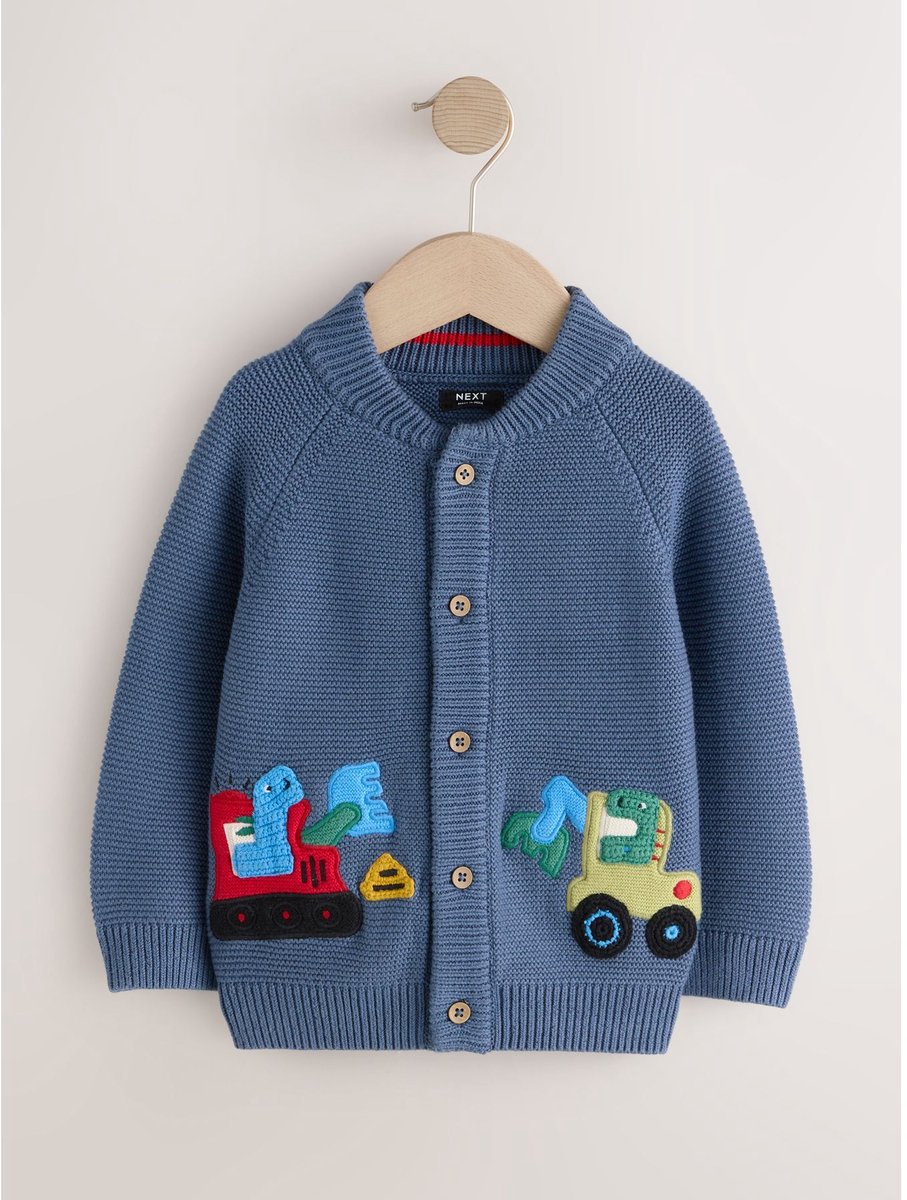 Next - Jongens - Vest met tekenfiguurtjes - Blauw