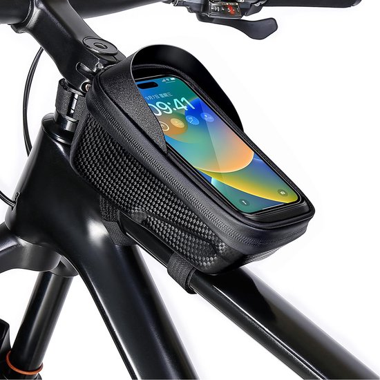 Fietstas - Telefoonhouder Fiets - Waterdicht Design - Schokabsorberende Bescherming -...