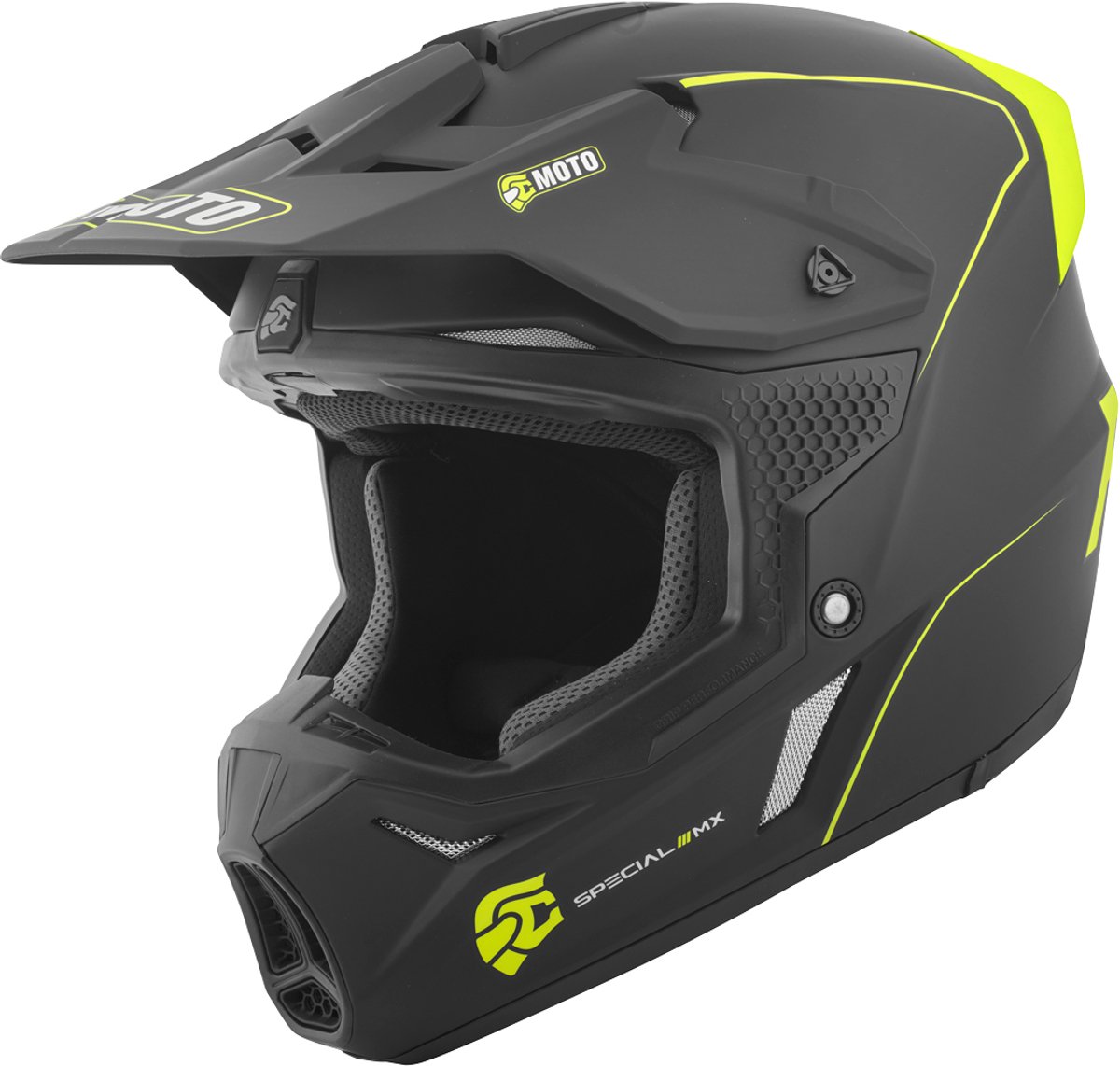 FC-Moto Merkur Straight Motorcross helm -