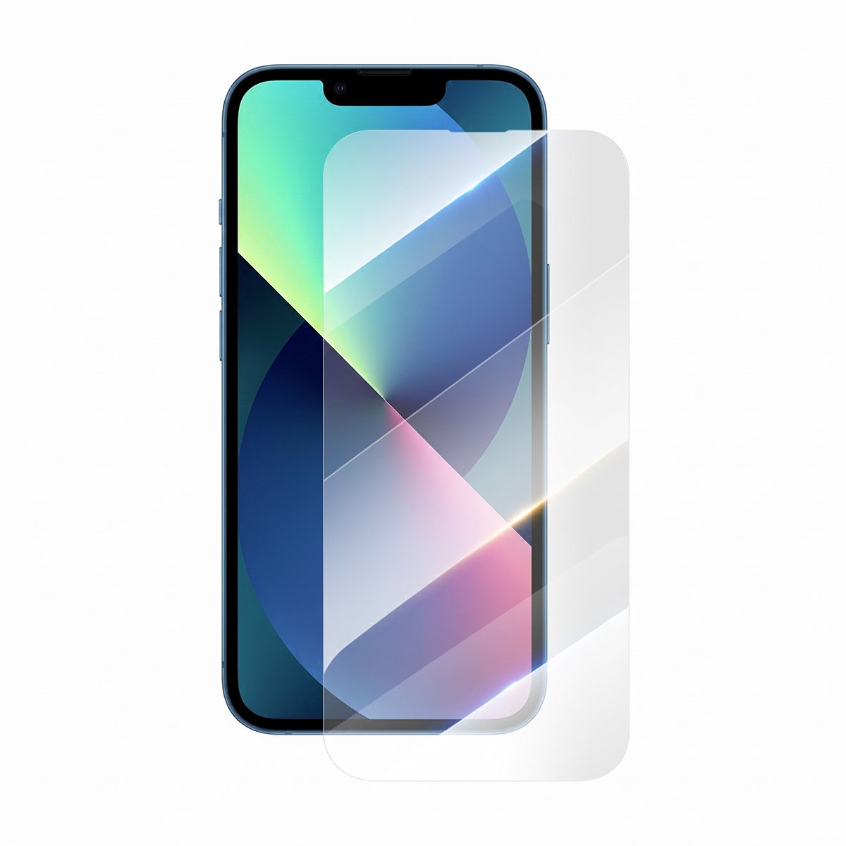 MYWAY, Schermbeschermer Geschikt voor Apple iPhone 13/13 Pro GLASS BASIC, Transparant