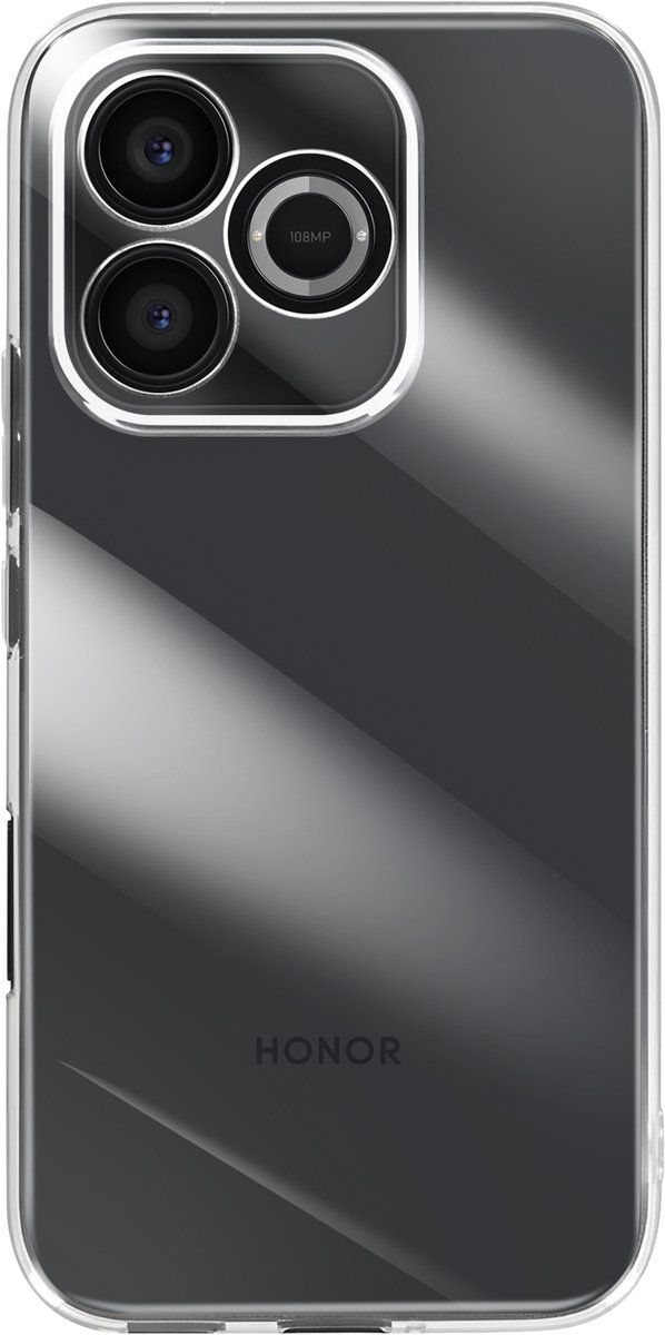 Mayaxess, Hoesje geschikt voor Honor 600 Lite - Siliconen & Zacht, Transparant