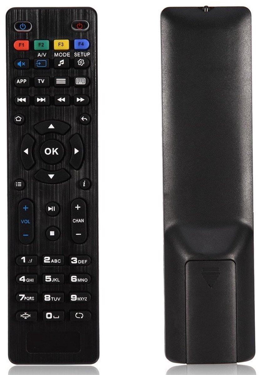 Allecto - TV Remote Control - Vervangende afstandsbediening - Ergonomisch ontwerp - Tot 10 meter bereik - Makkelijk...