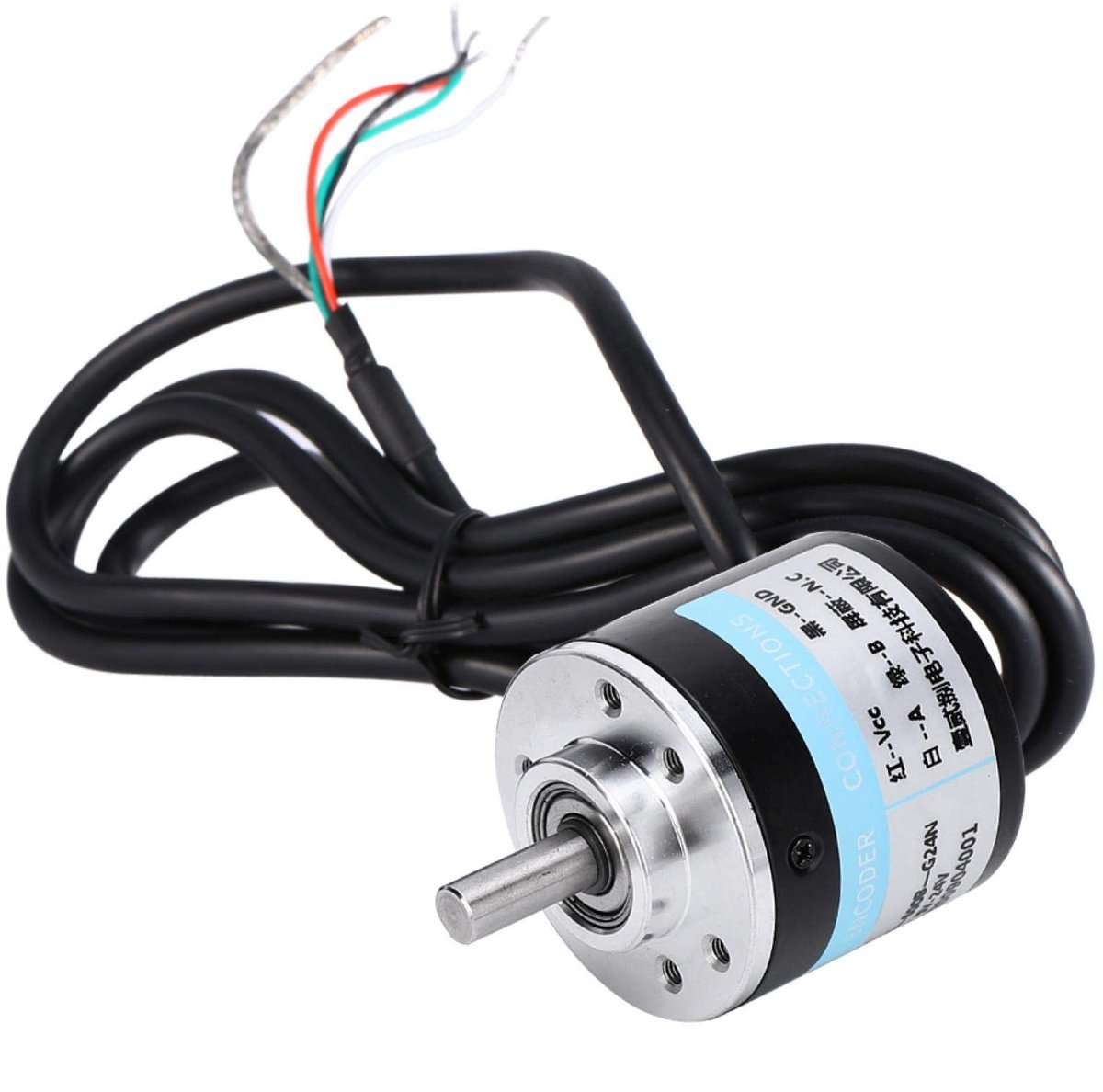 Allecto - Incrementele Rotary Encoder - Photoelectric - AB Uitgang - 2-Fase - Intelligent Control - Geschikt voor DC5-24V - Zwart - 600 Pulsen per ...