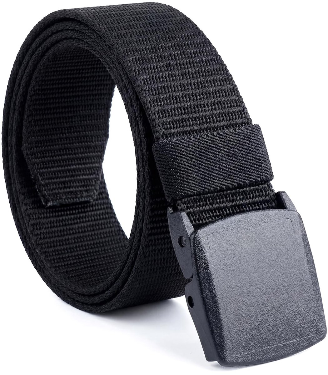 Verstelbare Nylon Werkriem voor Mannen - Automatische Riem zonder Gaten 128 cm