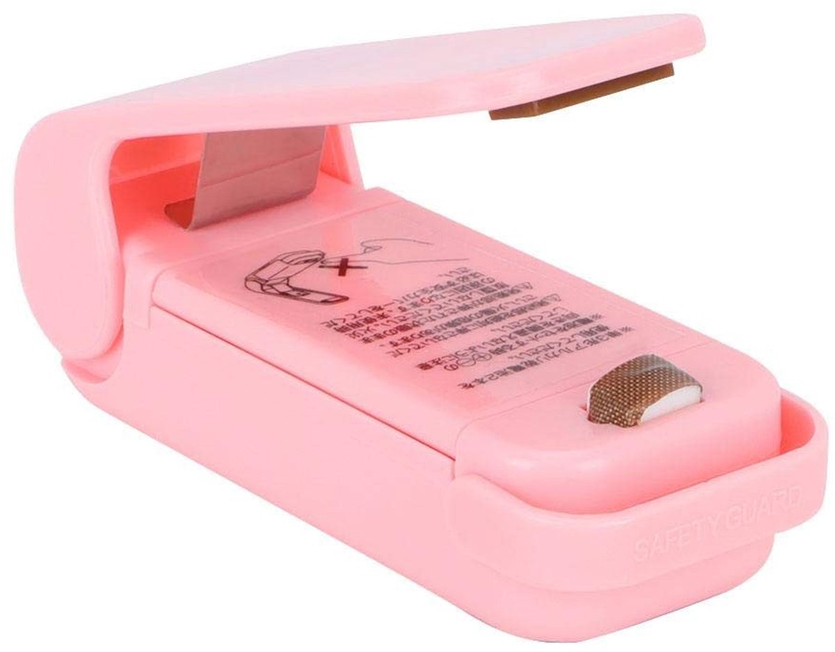 Allecto Mini Portable Vacuum Sealer Handheld Food Sealer Houdt voedsel vers Compact en gebruiksvriendelijk Ideaal voor snacks Geschikt