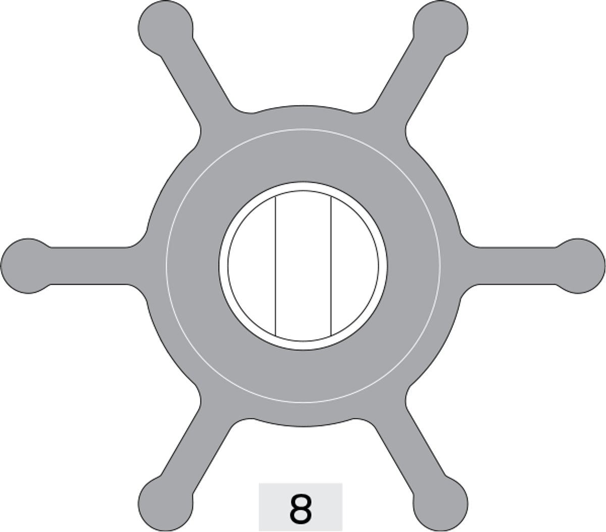 Johnson Pump impeller 1026B-1