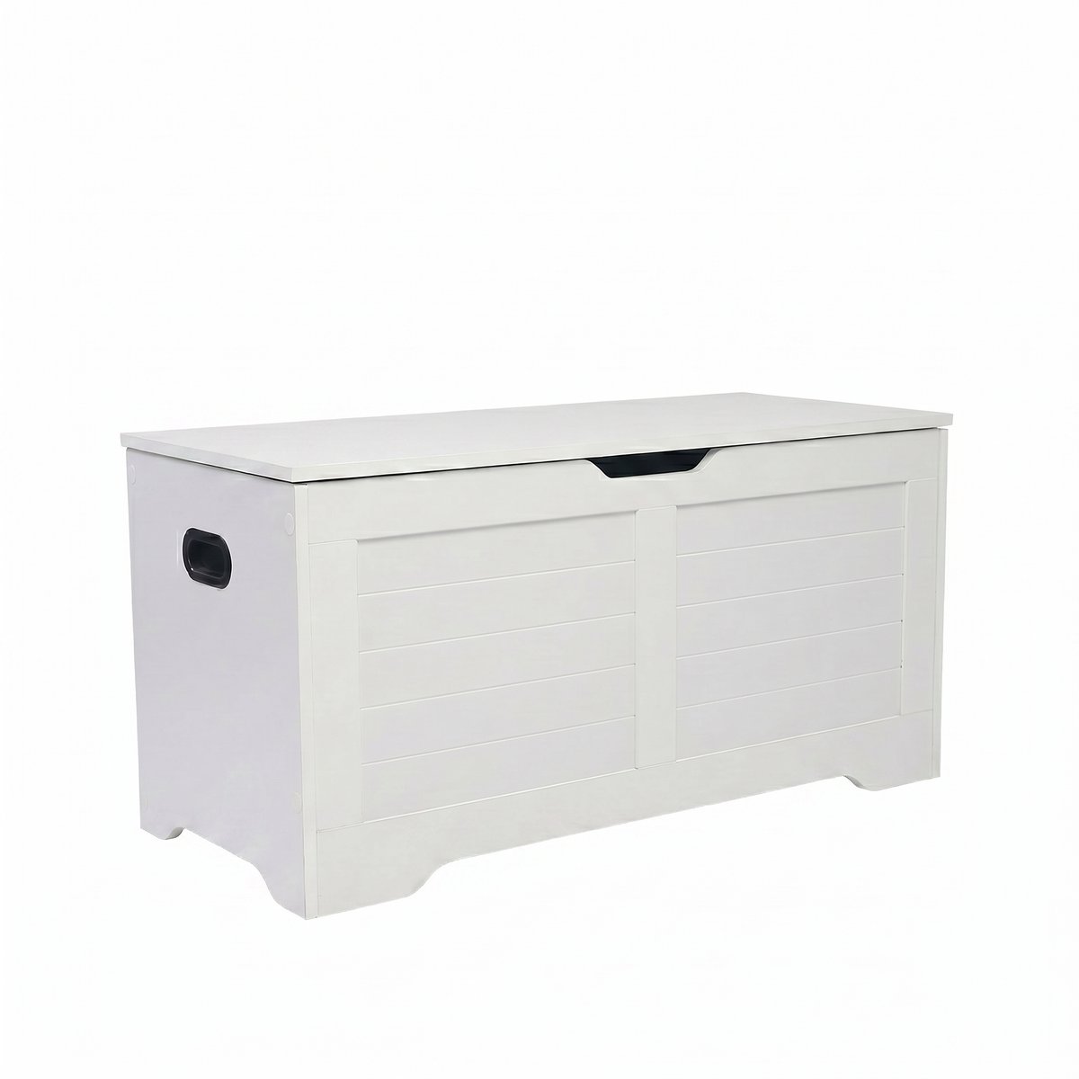 Monza Home® Opbergbox Wit – Opbergkist & Schoenenbank – 100×40×46cm