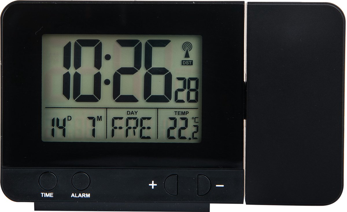 Radio gestuurde projectie wekker - datum en temperatuur - Technoline WT 546
