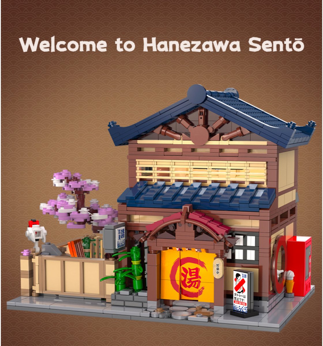 CADA Japans onsen badhuis - C66012W - - ONESIZE