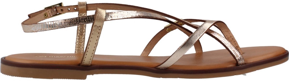 Monagum leren sandalen