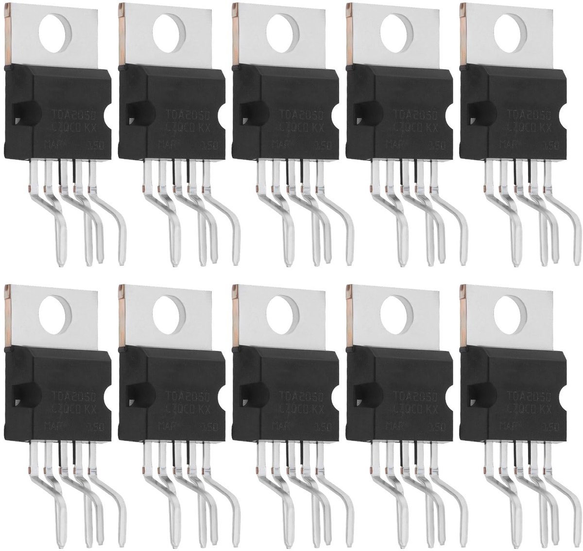 aladdien - TDA2050 - Hi-Fi Audio eindversterker - 32W - 5-pins - Krachtige versterking - Uitzonderlijke geluidskwaliteit - Geschikt voor audiofielen...