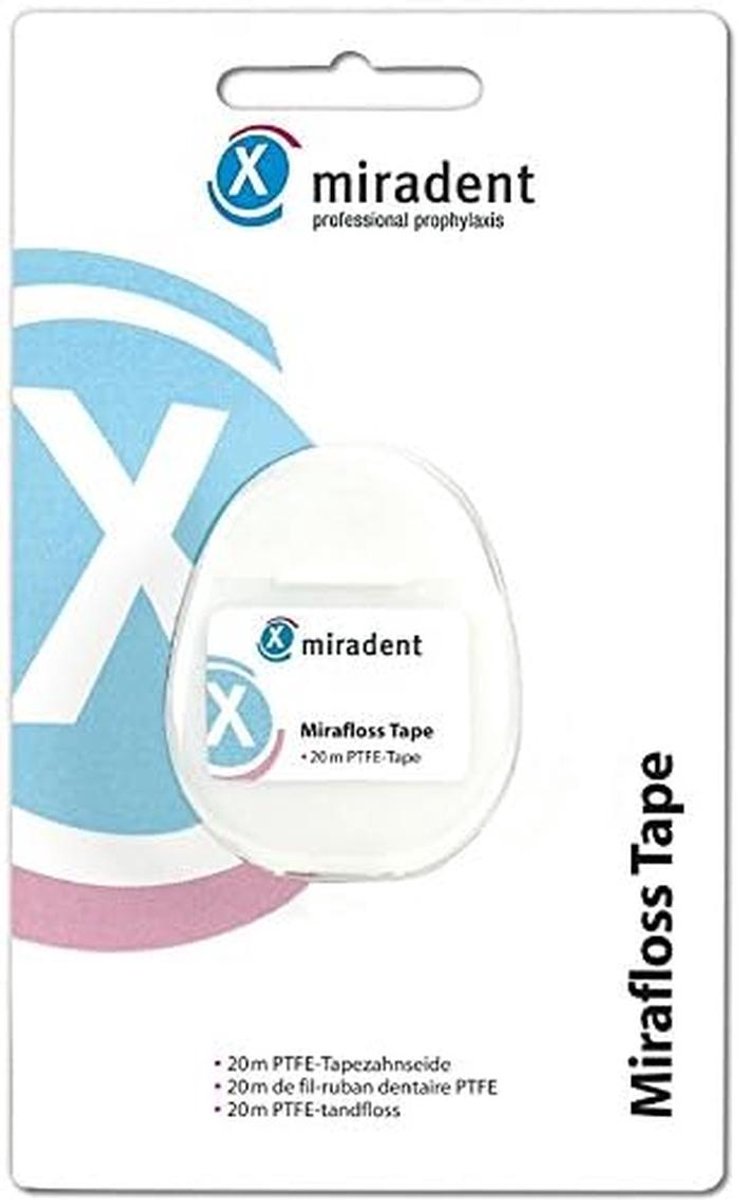 Mirafloss Tape floss 20m, 6-pack (6x 20m)