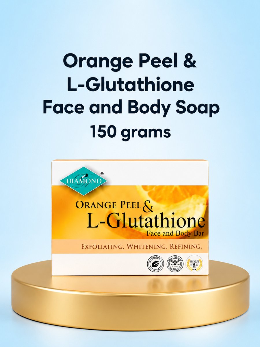 Orange Peel & L-Glutathion gezichts- en lichaamszeep 150 gram