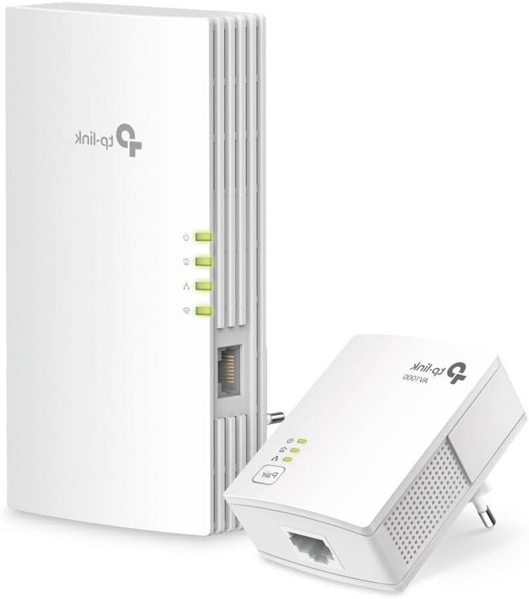 Powerline Adapter Kit - Wifi Versterker - Internet Uitbreiden - Wifi 6 AX1500 - 2 Stuks - Wit