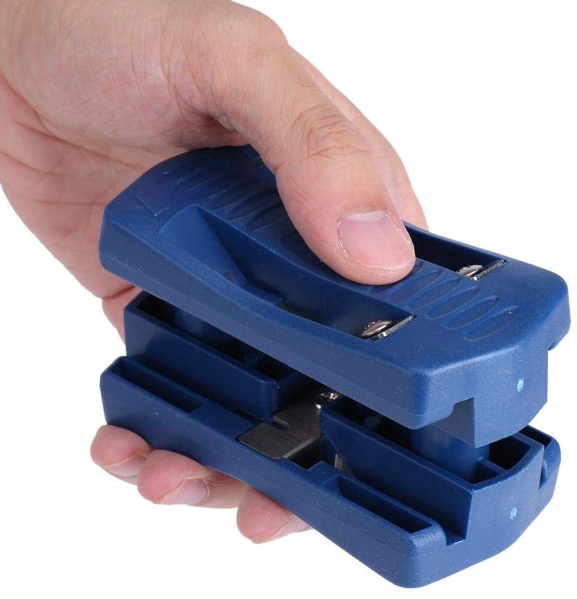 aladdien - Edge Banding Trimmer - Handmatige Houtbewerking Tool - Blauw - PVC Cutter - Randverlijming - Geschikt voor Melamine en Multiplex