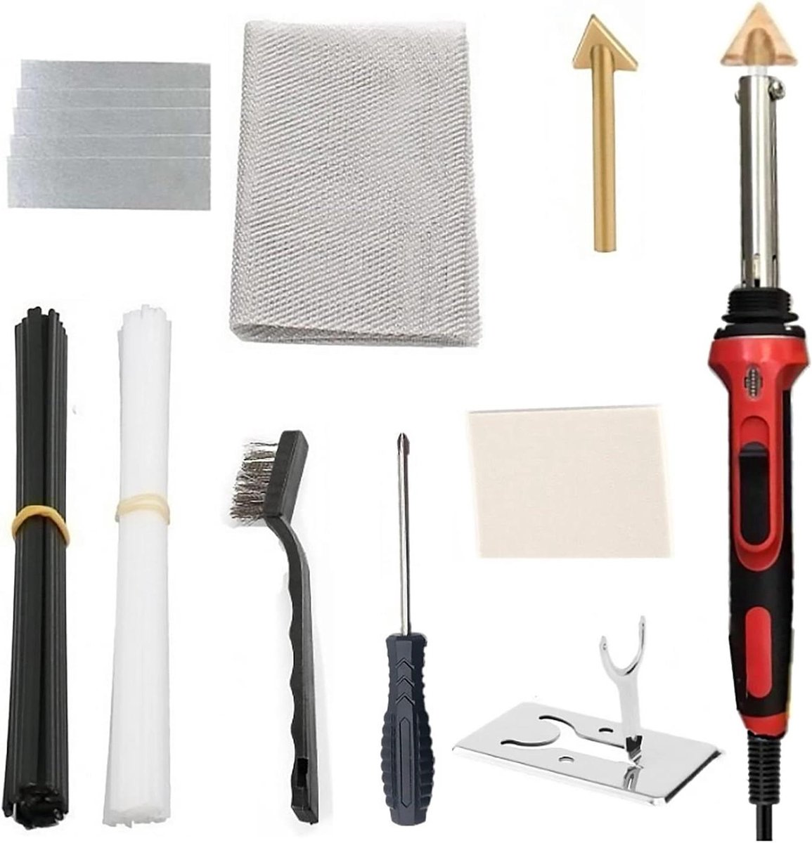 Kunststof Lasapparaat - Soldeerbout Set - Kunststof Reparatie - Keramische Verwarming - 100 Watt - Niet gespecificeerd