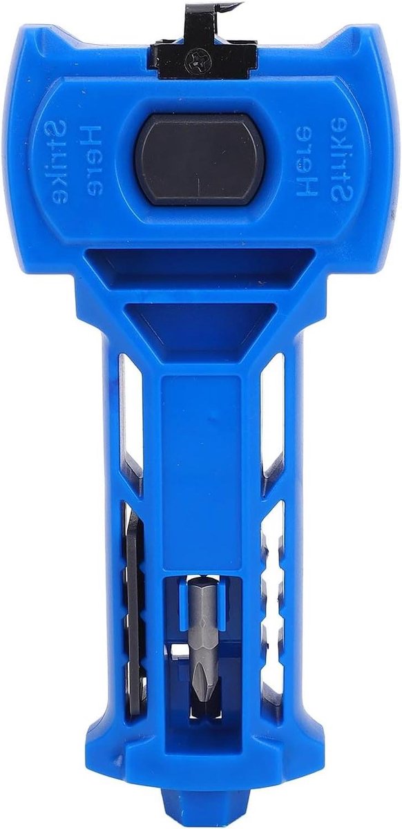 Deurgrendel Gereedschap - Insteek Mal - Deuren Maken - Omkeerbaar Blad - 1 3-4 Inch Deuren - Blauw