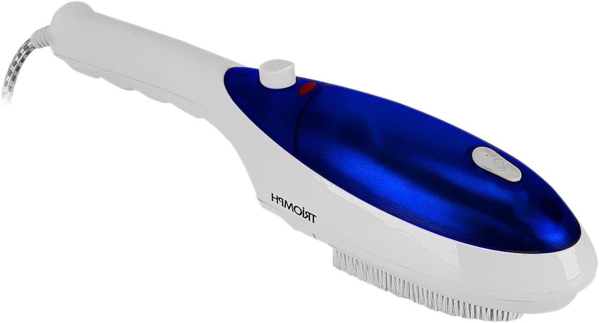 Draagbare Stoomstrijkijzer - Handstoomreiniger - Kleding Ontkreuken - Verticale Stoomstraal - 130 ml Reservoir - Wit Blauw