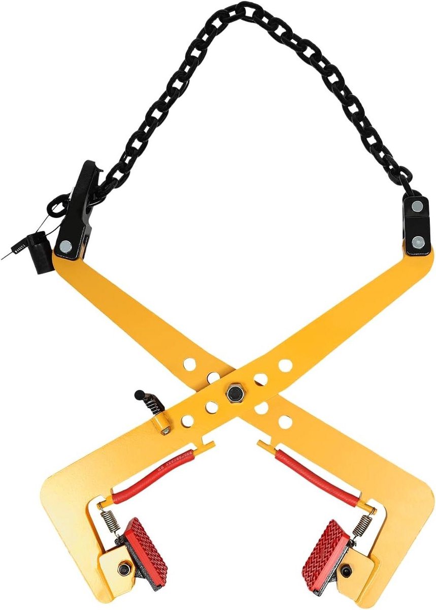 Stoeprandtang - Steentang Heftang - Zware Lasten Verplaatsen - 2-in-1 Ontwerp - 272 kg Capaciteit - Geel