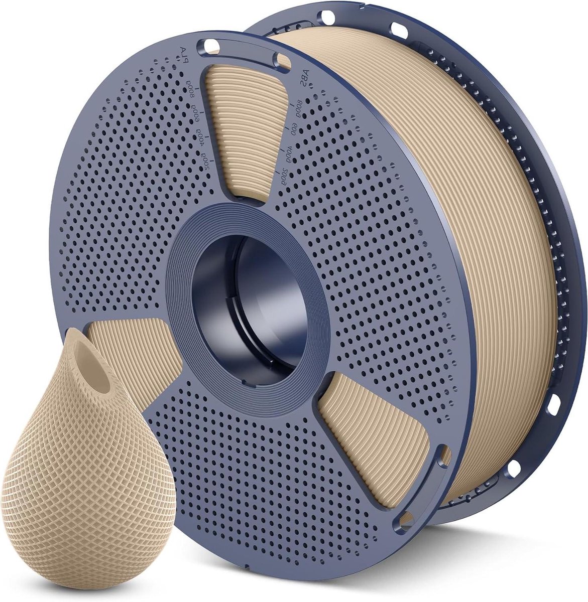 3D Printer Filament - PETG Materiaal - Duurzame Prints Maken - Hoge Laaghechting - 1.75mm 1kg - Eikenhout