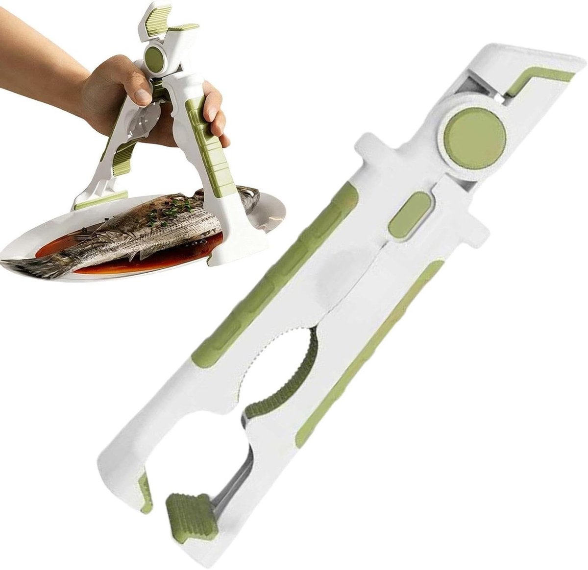 Tang voor hete - Keukengereedschap - Veilig koken - Zachte hantering - 22 x 16 cm - Groen