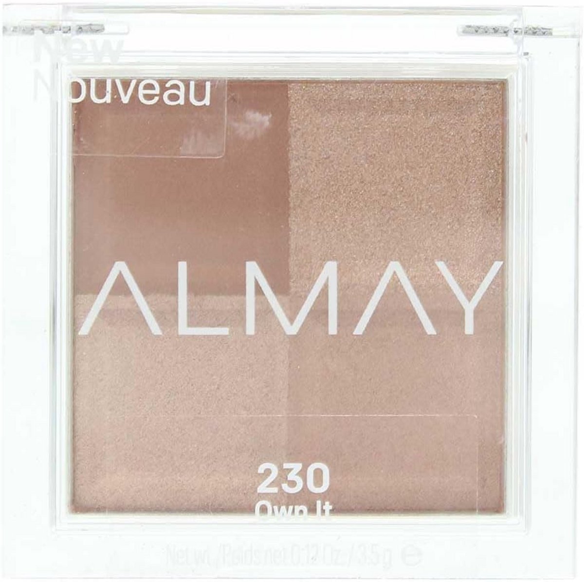 Oogschaduwpalet met Vier Complementaire Tinten voor een Complete Oogmake-up