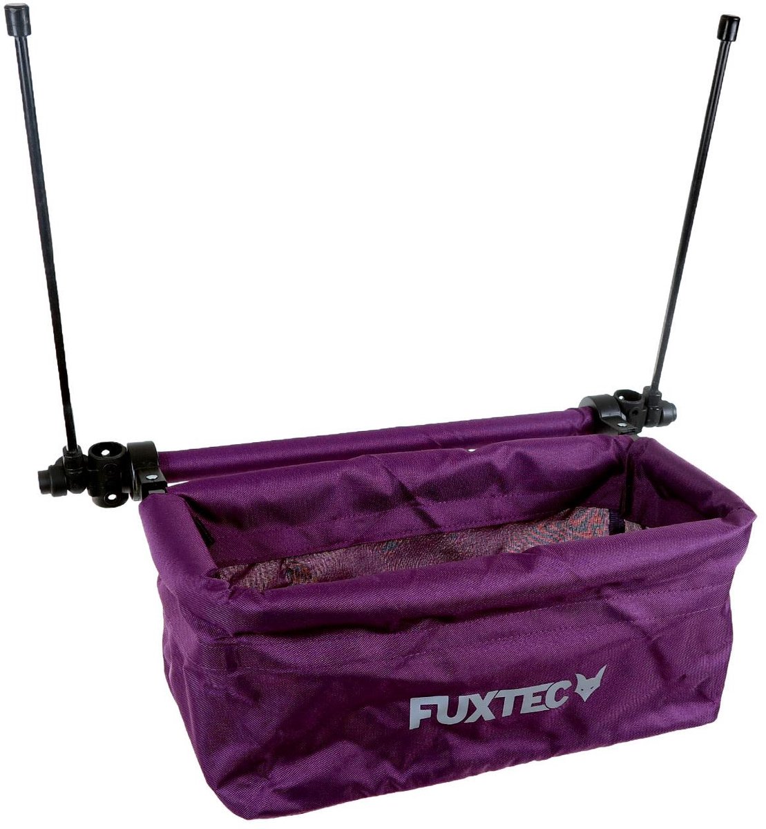 Paarse transportwagen voor tassen FUXTEC Easy en Smart Cruiser