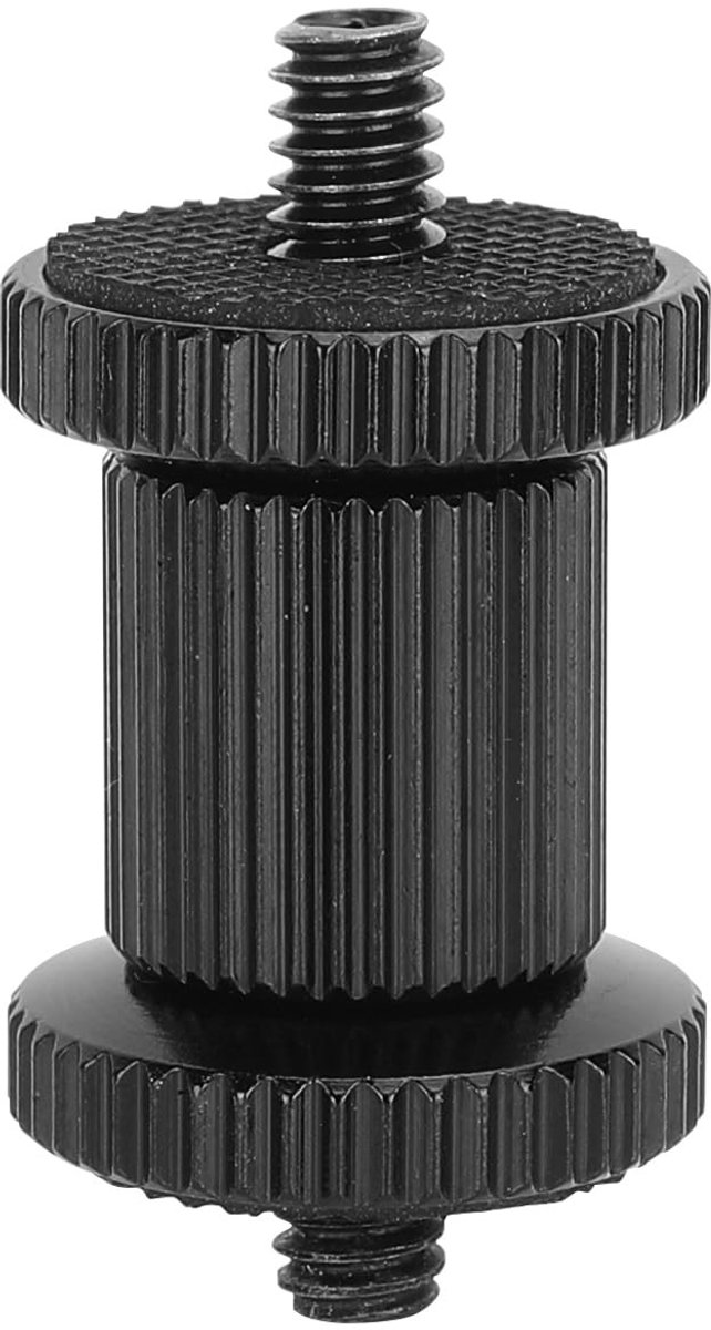 aladdien - Dubbelzijdige Schroefbevestiging - Bevestiging met duwslot - 1/4-inch - 3392 - Camera bevestiging - Camera apparatuur - Geschikt voor pro..