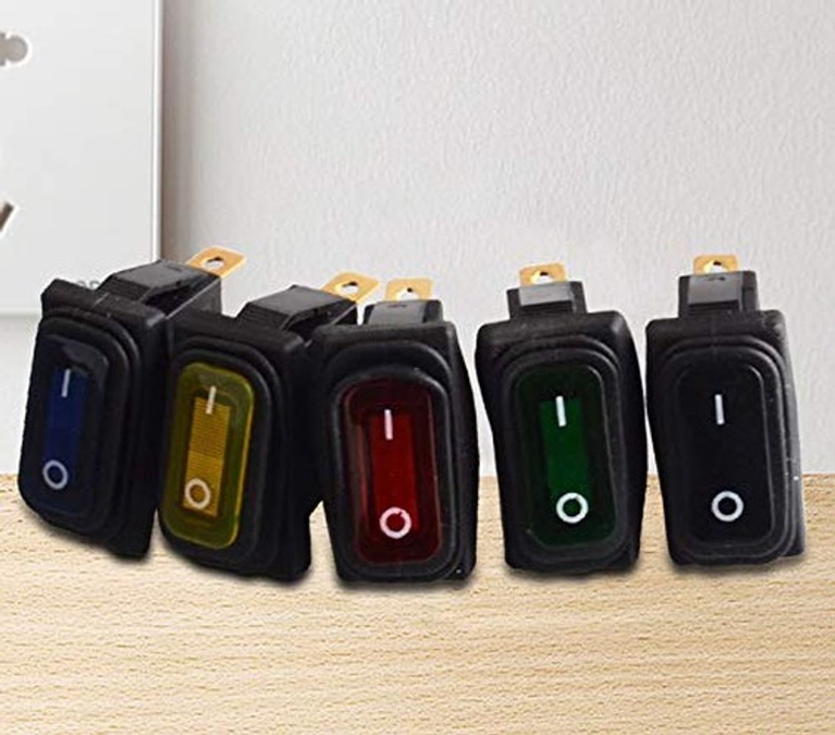 Riloer KCD1-104 Boot Toggle Switch - 2 Positie On-Off Schakelaar voor Auto, Boot en RV