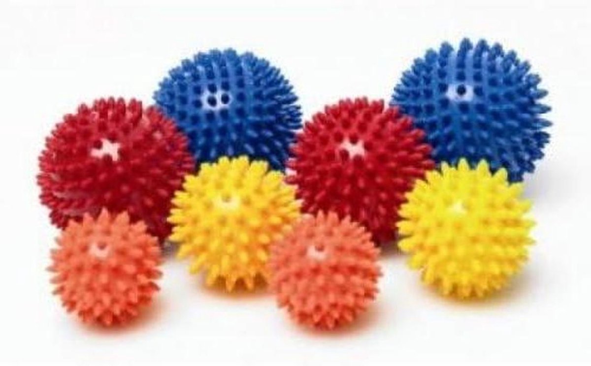 Massagebal - Drukkogel Spier - Reflexzone Massage - Bevordert Bloedsomloop - 9 cm - Rood