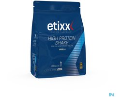 Etixx High Protein Shake - Muscle Nutrition - Eiwitshake - 1000 gram - Vanille - 95% puur weiproteïne-isolaat - 5g BCAA's per portie - Optimale groei en snel herstel van spiermassa ondersteuning