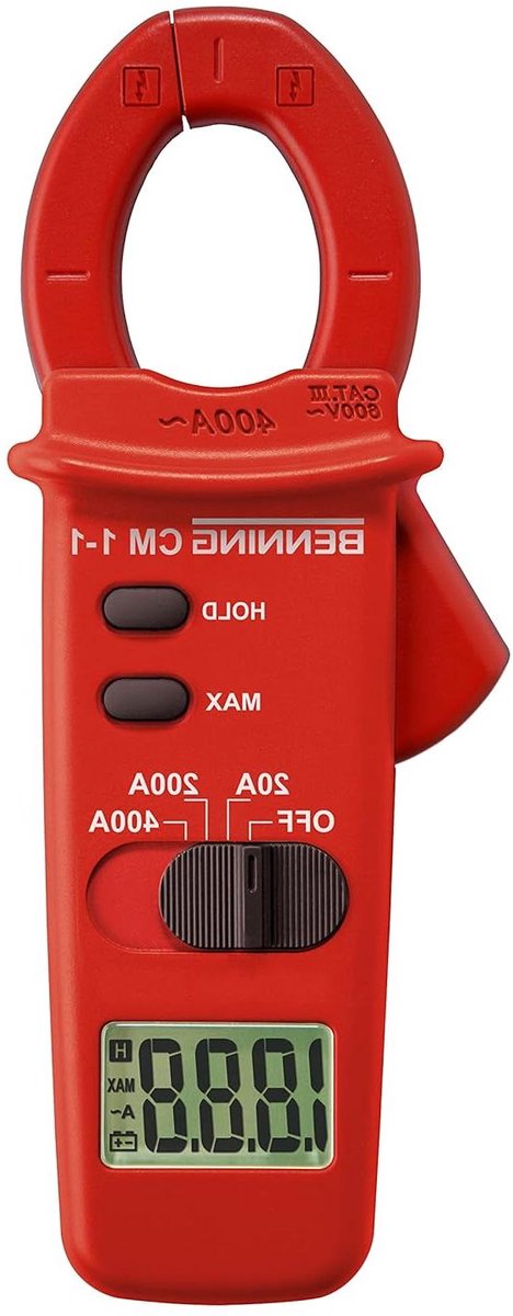 Stroomtang Meter - Digitale Klem - Elektrische Inspectie - Automatische Uitschakeling - 400 A AC - Rood