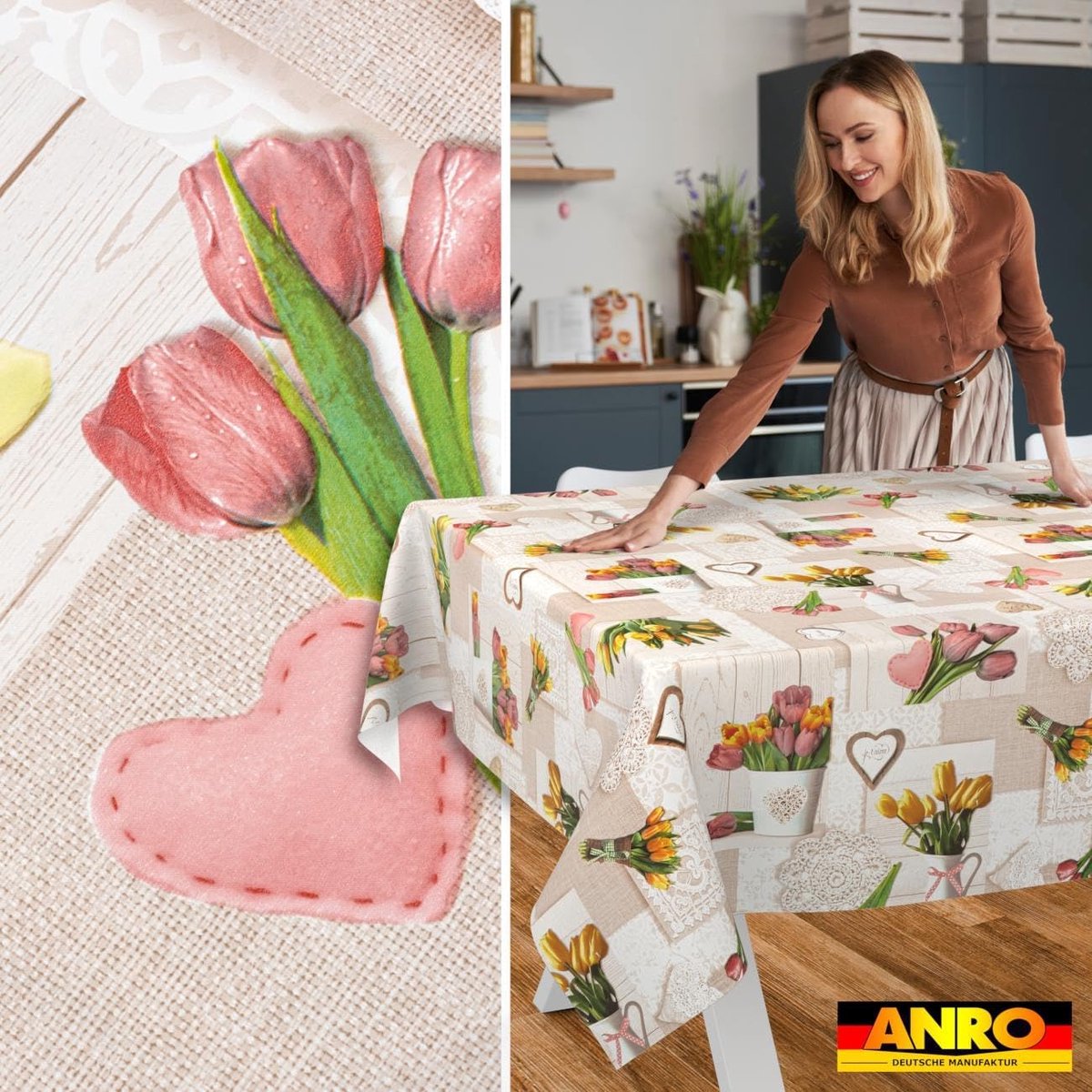 Tafelzeil - Tafelkleed - Buiten Eten - Vuilafstotend - 220 x 140 cm - Multicolor
