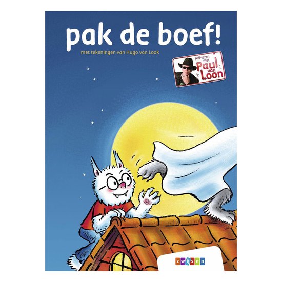 AVI-lezen met Paul van Loon - pak de boef! - cover