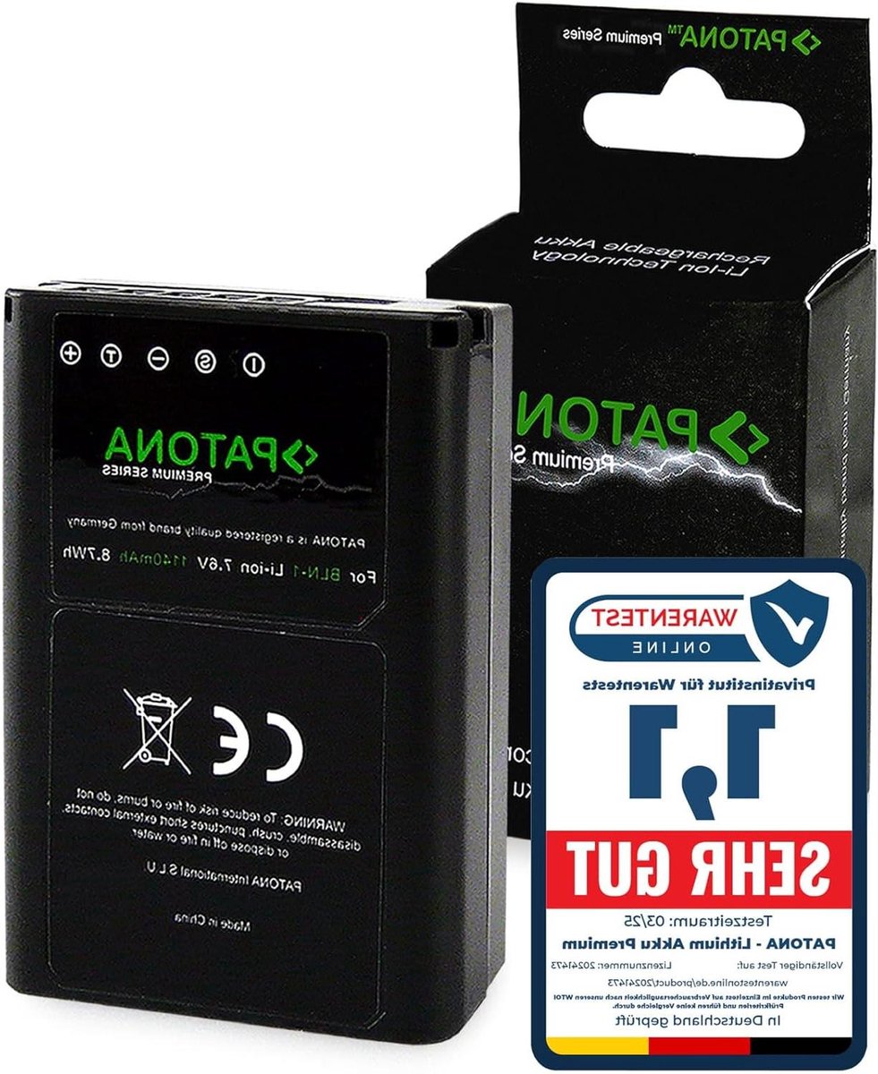 Camera accu - Reservebatterij - Fotograferen - Hoge capaciteit - 1140mAh - Zwart