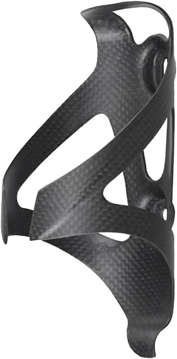 Fles Houder - Bidonhouder Fiets - Fietstocht Gemak - Lichtgewicht Koolstofvezel - Diameter 7.4cm - Mat Zwart — afbeelding 4