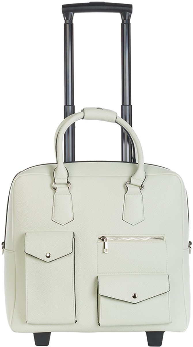 Olivia Lauren Laptoptrolley Dames / Businesstrolley - 17 inch - Santini - Groen