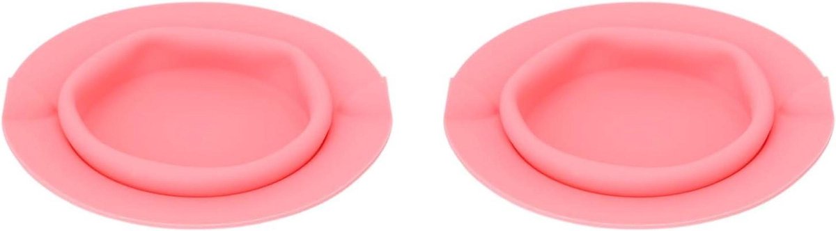 Waxverwarmer Kom - Siliconen Pot - Ontharen Thuis - Antiaanbaklaag - 400 ml - Roze