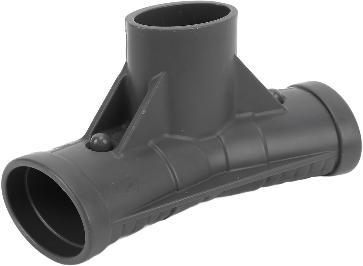 aladdien - Zwembad T-connector - Vervangende connector - Eenvoudige installatie - Kunststof - Zwembadaccessoire - Ideaal voor onderhoud - 7,5x3,9x2,4i