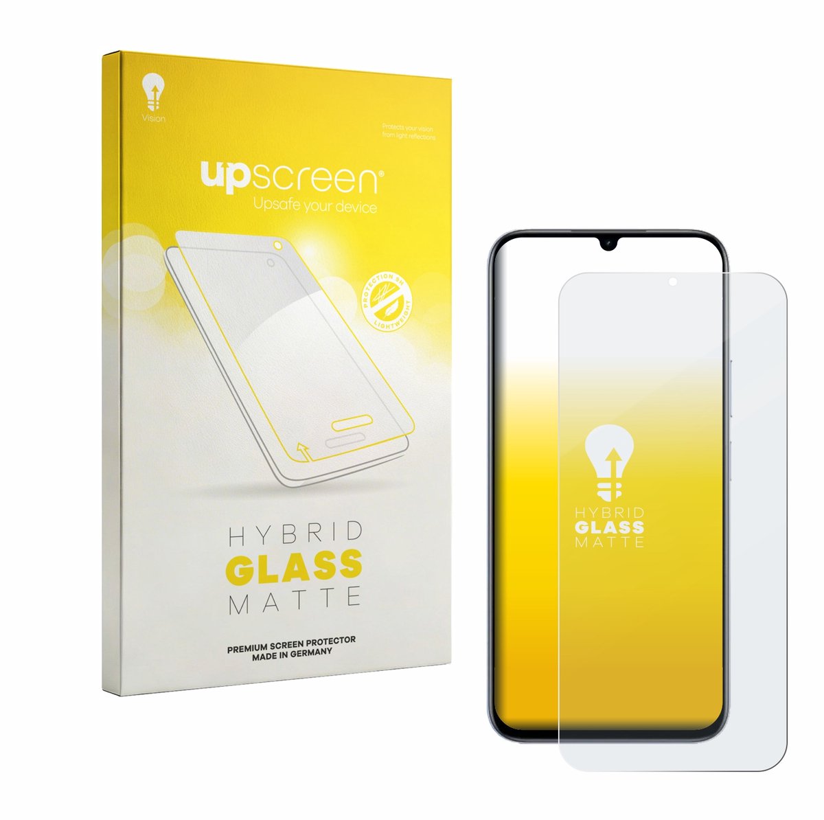 upscreen - Screenprotector voor realme C100 4G - Folie Beschermfolie Beschermglas matte