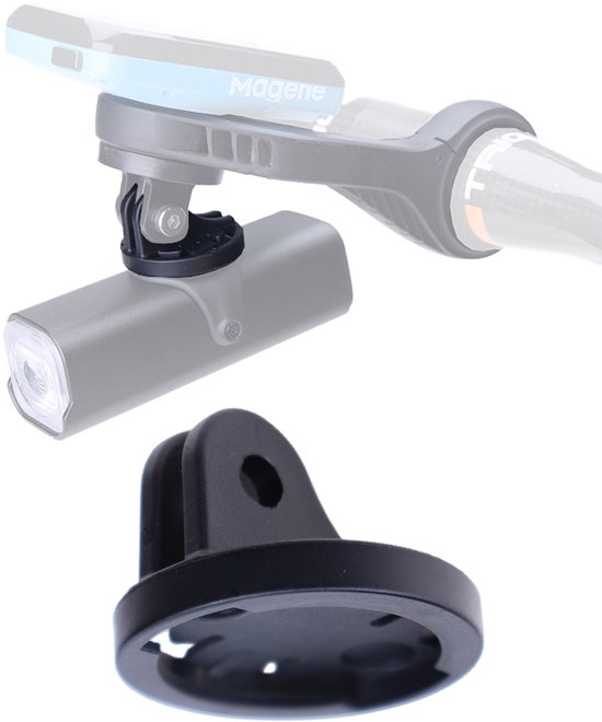 Geschikt voor Magicshine / Tono fietsverlichting: Geschikt voor GoPro-interface - Adapter voor montage van voorlicht onder de houder van Merkloos — afbeelding 2