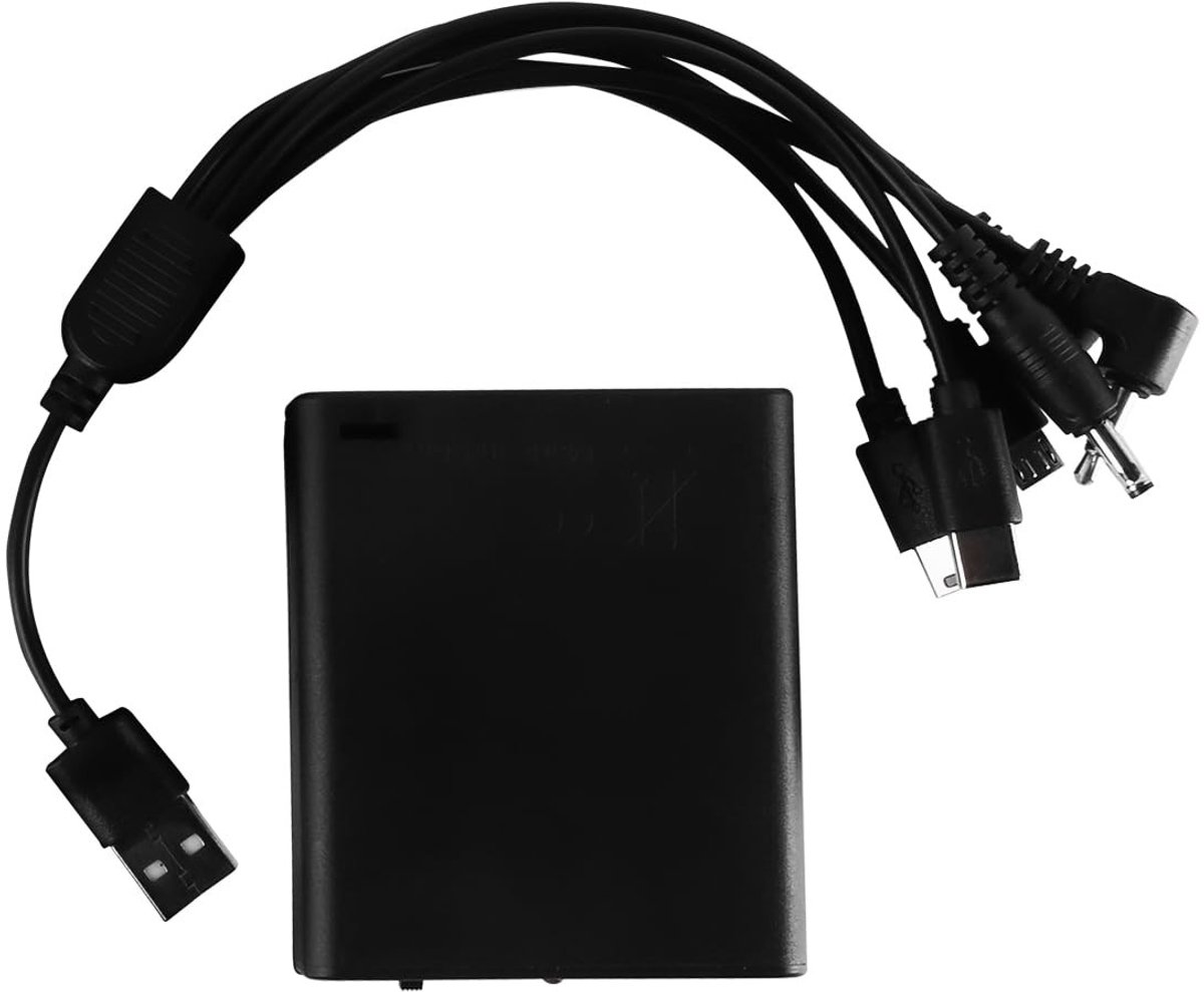 aladdien - Batterijdoos - Power Converter Box - Voor DC-apparatuur - 6 in 1 - Elektronisch slot - Noodgevallen - Compact en veelzijdig