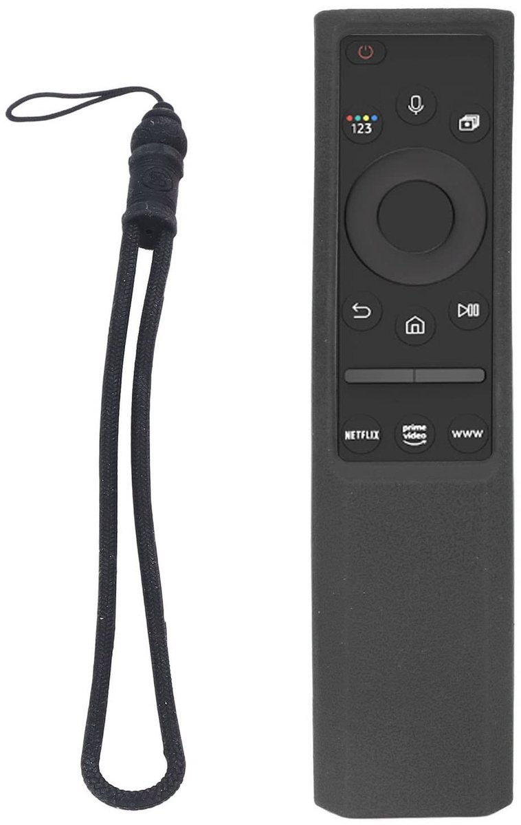 SPHProducts - Afstandsbediening Case - Siliconen Beschermhoes - Bescherming - Zwart - Afstandsbediening Accessoire - Geschikt voor Samsung - Model BN5