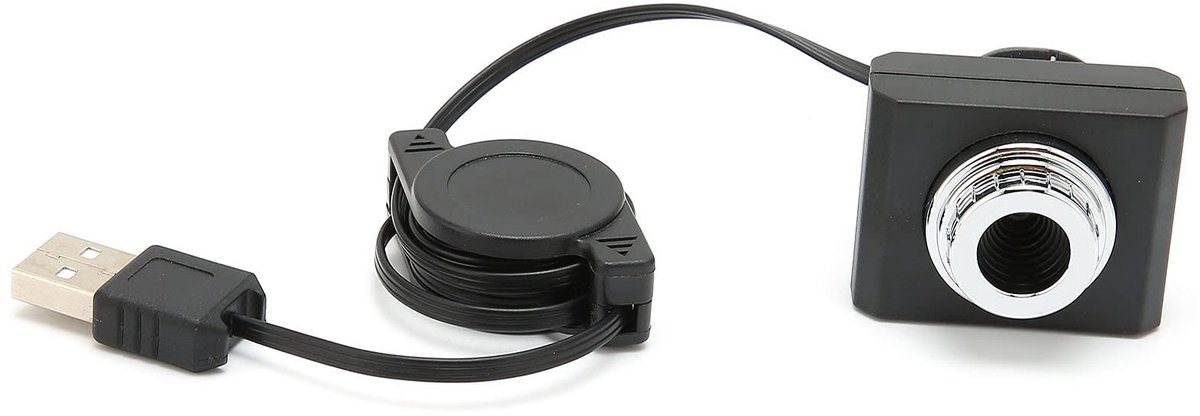aladdien - PC-camera - USB webcam - Hoge resolutie - 480p - Voor videochat - Voor webconferenties - Compact model