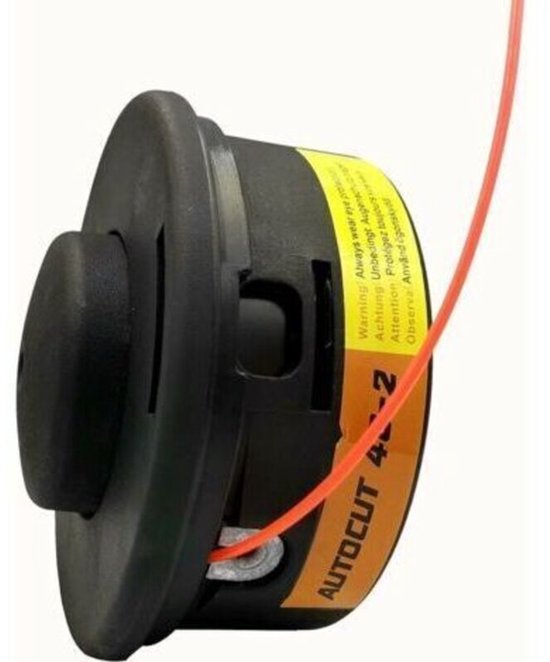 Vervangende bosmaaierkop geschikt voor Stihl Autocut 40-2 FS160 FS220 FS280 FS350 FS400 FS460 FS480, externe snijkop, M12 x 1,5 mm linkse schroefdraad beitelkop. — afbeelding 2