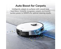 ILIFE A30 PRO 5000Pa Zuigkracht Robotstofzuiger en dweilcombinatie-Zelfleegfunctie- 60 dagen capaciteit- App/afstandsbediening- 180 minuten gebruiksduur