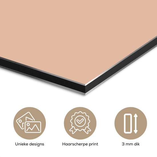 Décoration murale Métal - Aluminium Peinture Industrielle - Éléphant - Simple - Ligne - 80x120 cm - Dibond - Photo sur aluminium - Décoration murale industrielle - Pour le salon / chambre