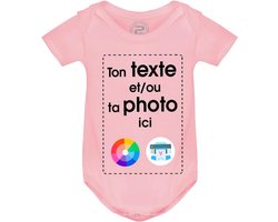 Create your personalised bodysuit with text or photo printed baby romper - funny and funny bodysuit - gift idea for birth